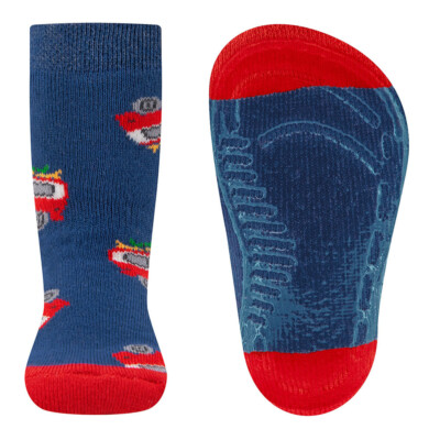 Stoppersocken SoftStep Bulli gemustert Kinder Jungen | Ewers Strümpfe 