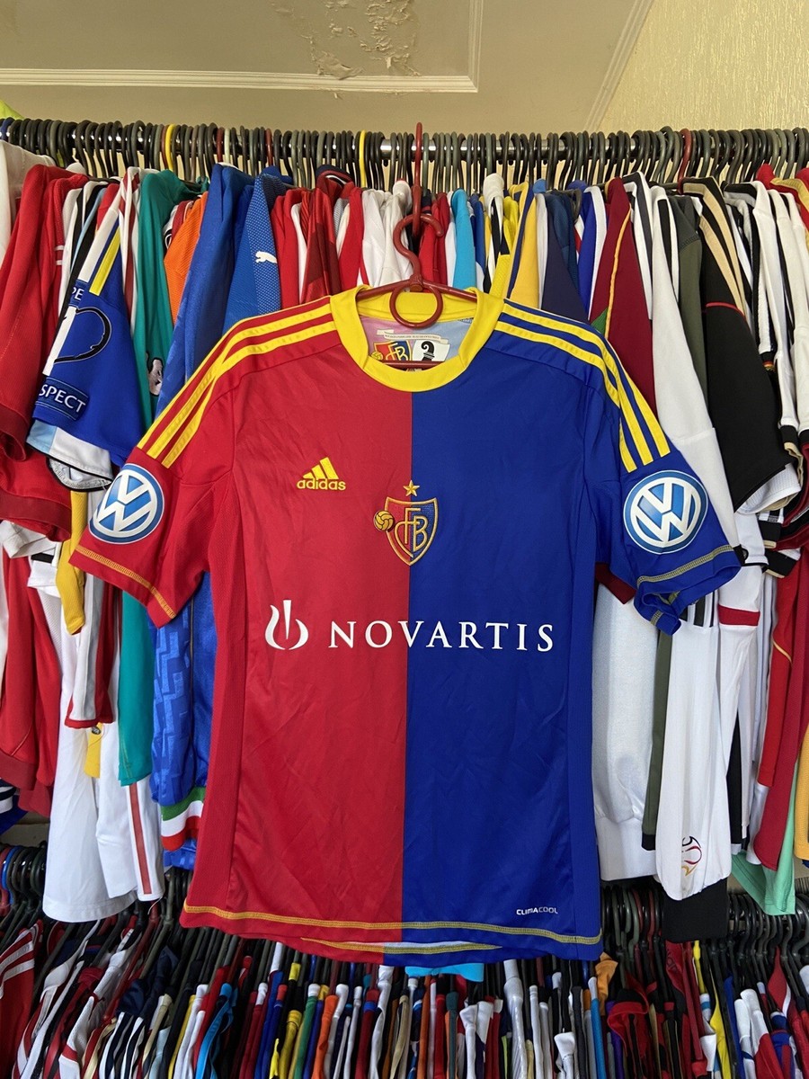 BASEL 2012 2013 HOME FOOTBALL SHIRT SOCCER JERSEY ADIDAS Z11281 sz