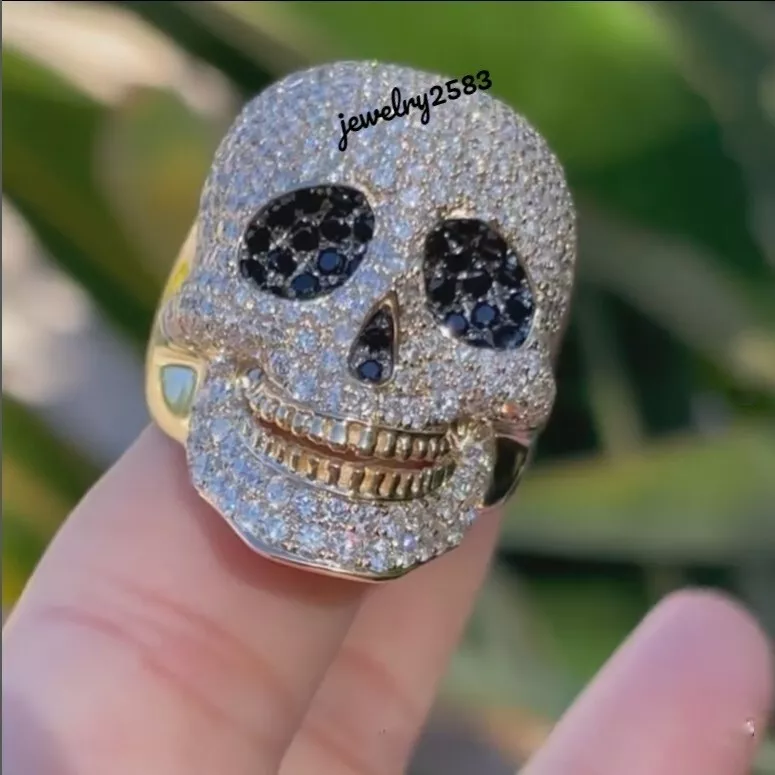 Mens 2024 skull ring