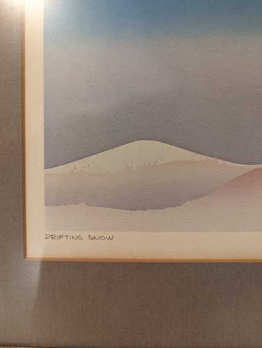 Peter Markgraf "Drifting Snow" Silkscreen Print - Picture 4 of 6