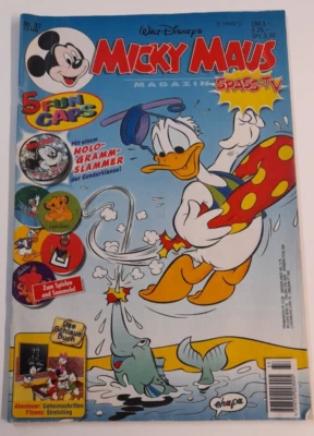 Micky Maus Heft Nr. 37 7.9.1995 Walt Disney Egmont Ehapa Verlag GmbH - Bild 1 von 2