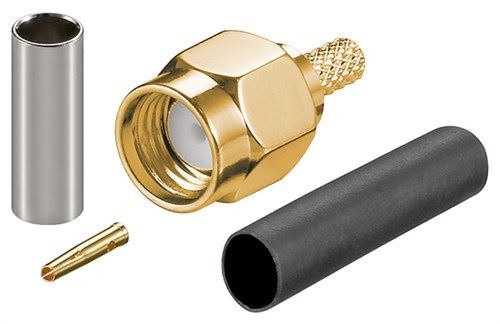 Goobay RP-SMA crimp plug for RG-174 and RG-316 (51695)