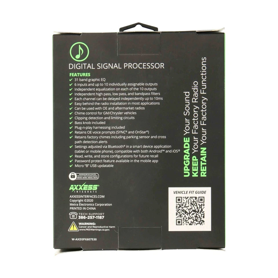 Axxess AXDSPX-GM30 DSP Package with AXDSP-X and T-Harness for GM 2019-Up - Image 4 of 4