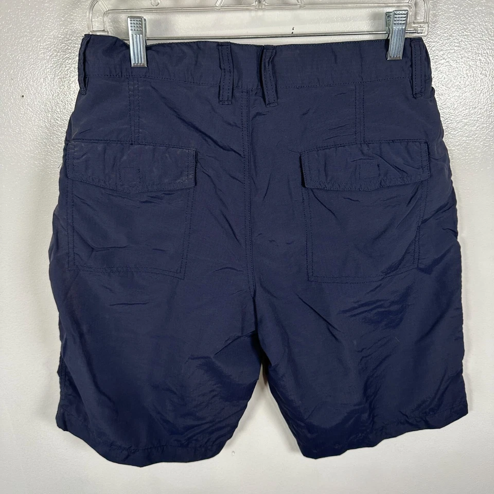Basic Editions Size 30 Mens Shorts Navy Blue Lightweight Pockets Nylon - Image 2 of 4