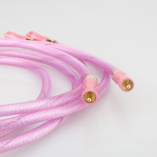 1pair 12core OFC Copper Silver Plated Wire HIFI Audio Interconnect RCA Cable - Picture 8 of 12