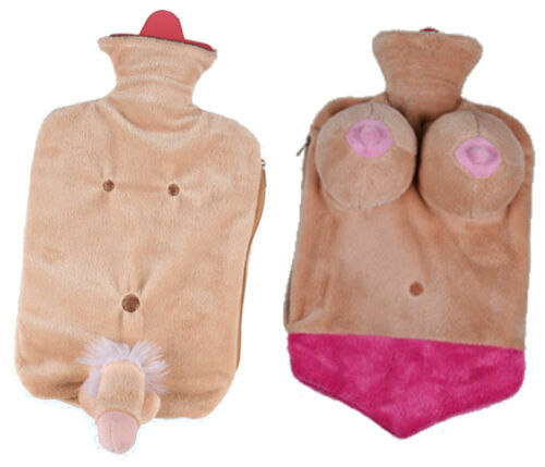 Boobs Willy Hot Water Bottle - Novelty Hen Stag Party Birthday Fun Xmas Gift - Picture 9 of 9