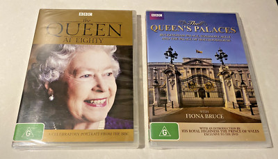 The Queen At Eighty 80  & The Queens Palaces BBC DVD Region 4  SEALED  (2 Discs)