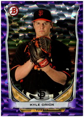 2014 Bowman Draft #TP-63 Kyle Crick - Top Prospects Purple Ice FREE SHIPPING!