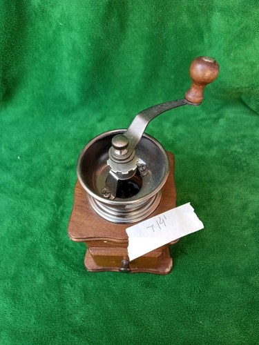Vintage MR. DUDLEY INTERNATIONAL Wood & Metal Hand Coffee Grinder Box Style - Picture 9 of 9