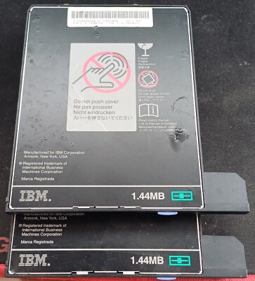 Genuine IBM T-series pair of 1.44 MB Floppy Drives 05K9204 FRU P/N 05K9206