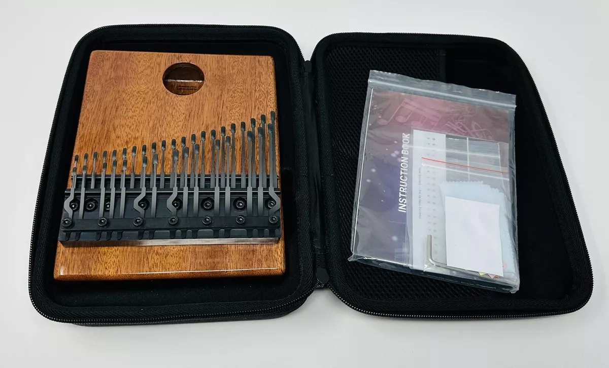 Moozica Professional Wood Kalimba 36 key Chromatic Hard Case