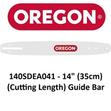 Oregon 14” (35cm) Single Rivet Chainsaw Guide Bar - 140SDEA041 / 140SDEAO41