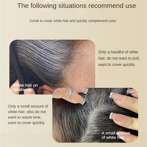 Nueva barra de color de cabello portátil con peine incorporado - cobertura rápida y fácil - Imagen 7 de 12