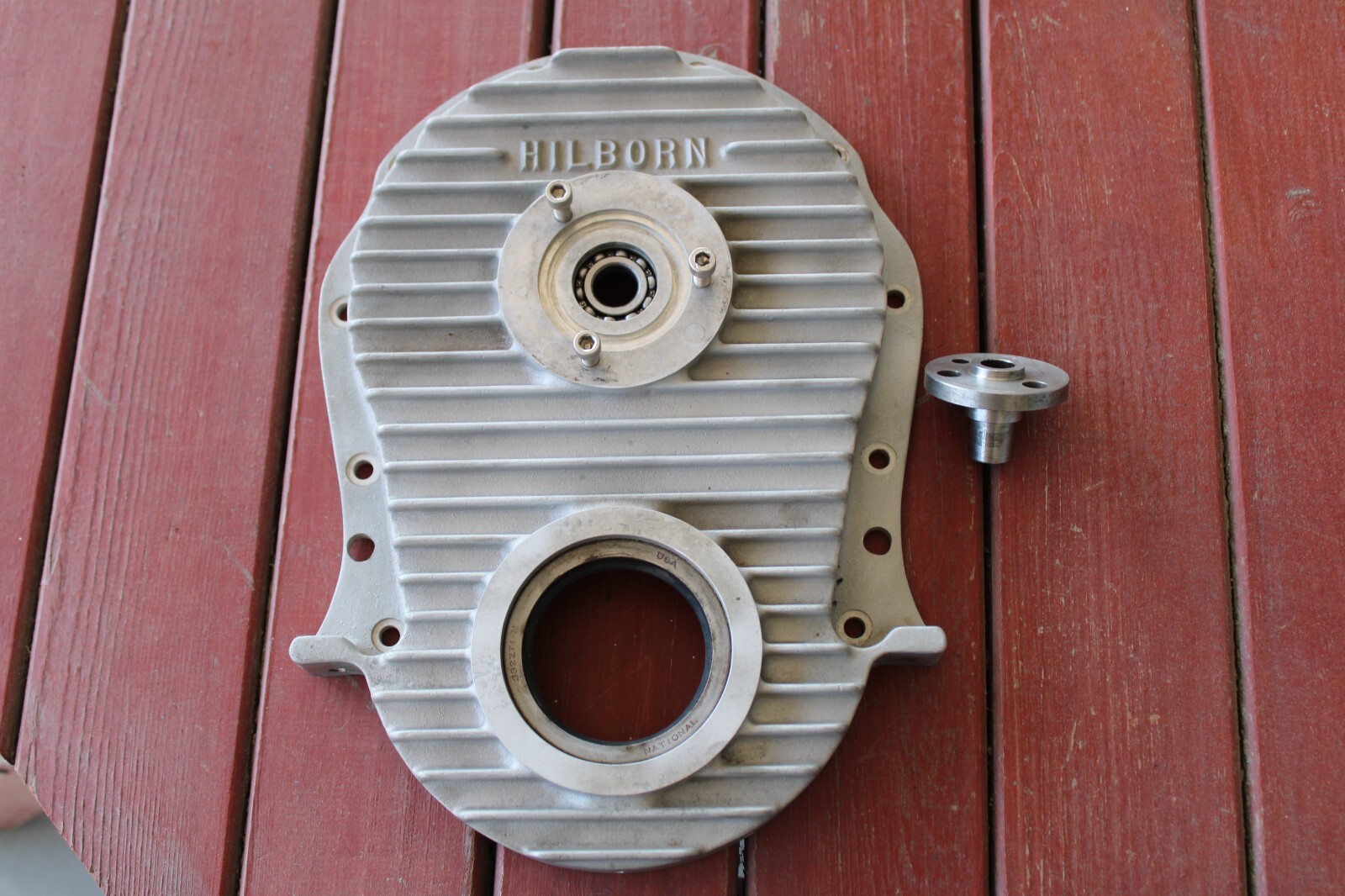 BBC Hilborn Aluminum Front Timing Cover PDC81 , w/ Fuel Pump Cam Drive *Nice* eBay