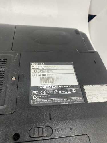 Toshiba Satellite Pro A300-2C4 15" Inch Laptop Computer Faulty Spares/Repairs - Picture 22 of 24