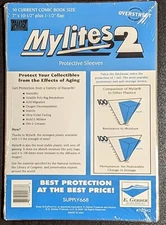 50 - E. Gerber Mylites 2 Mylar Current Modern Age Comic Bags 700M2 7” X 10 1/2"