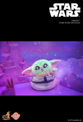［限定］GROGU Cosbi Plush Keychain Star Wars Hot Toy Cosbi - Star Wars Grogu Cosbi Blind Box Plush