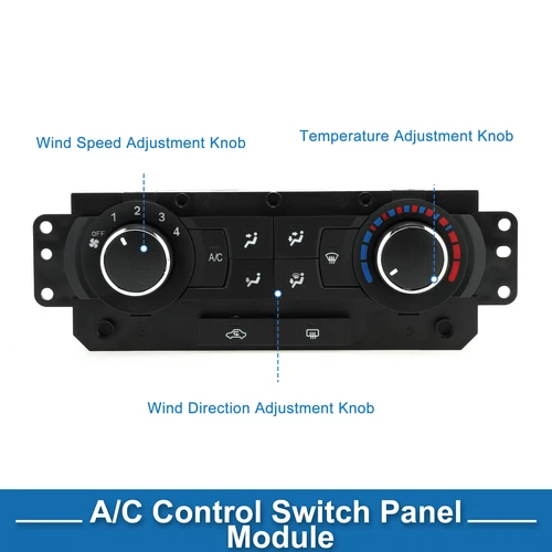 Best HVAC A/C Heater Climate Control Panel 9067577 for Chevrolet Epica 2009 - Bild 4 von 9