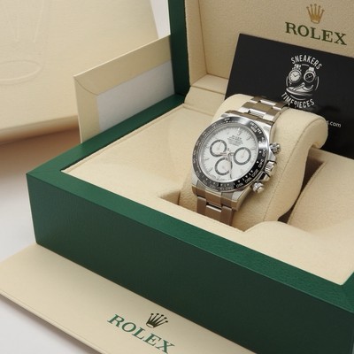 ROLEX DAYTONA 126500LN PANDA WHITE NEW 2025 COMPLETE FULL SET | eBay