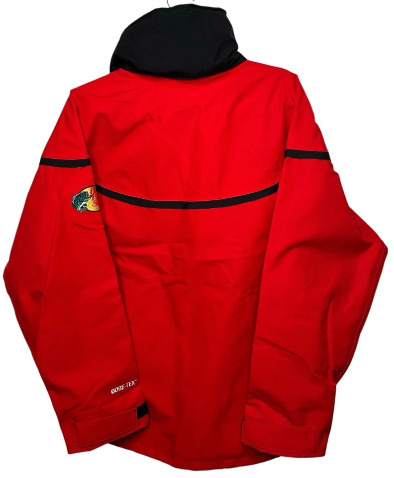 CHAQUETA DE LLUVIA BASS PRO SHOPS 100 MPH GORE-TEX CON CAPUCHA PARA HOMBRE MEDIANA CLIMA EXTREMO NUEVA CON ETIQUETAS Foto 2 de 4