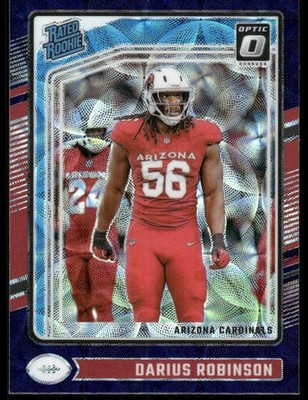 2024 Donruss Optic Purple Scope #225 Darius Robinson RR - FB