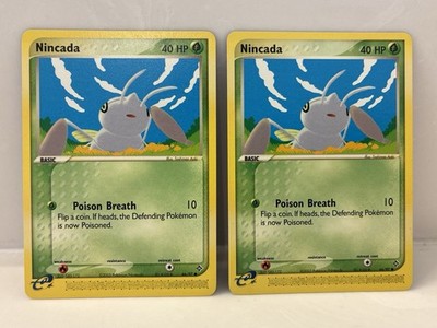 Pokemon EX Dragon Set e-Reader Card Nincada 66/97 (2x)