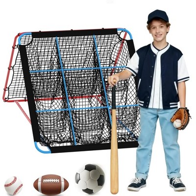 Einstellbare Baseball Strike 9 Zone Net Training Baseball Pitching Net