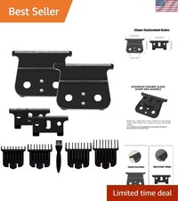 2 Pcs Replacement Blades for Andis T Outliner  GTX in Black