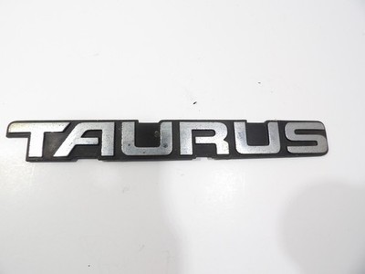 Ford Taurus Fender Emblem Badge Nameplate, unrestored, 9.25'' length