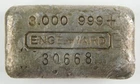 3 Oz Engelhard Cast Silver Bullion Bar 6th Series Less Than 50 Made #30668 C4138