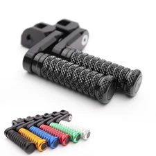 Black M-Grip Front 40mm Extend Foot Pegs For CBF 1000 F 09 10 11 12 13 14 15 16