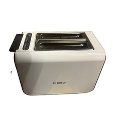 Bosch Styline Stainless Steel 2-Slice Wide Slot Toaster White + integrated rack 