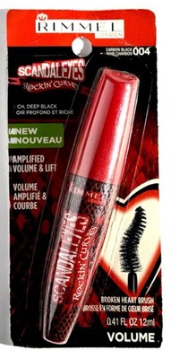 RIMMEL Scandaleyes Rockin Curves Volume And Lift Broken Heart 004 Carbon Black