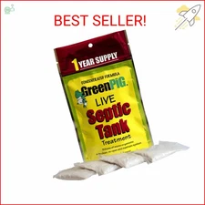 Septic Tank Treatment Packets, Septic Safe Clog Remover, Prevents Expensive Sept