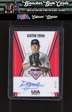 2019 Panini Stars & Stripes USA CNT KY Kenyon Yovan CNT Blue Ink Auto #/25