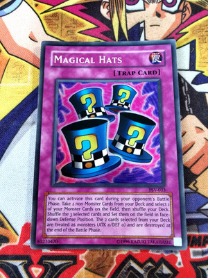 Magical Hats psv-033 Unltd Ed (MP) Super Rare Yu-Gi-Oh!