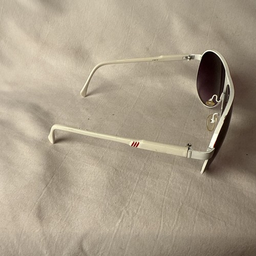 White And Red Aviator Driving SUNGLASSES Teardrop - Picture 3 of 10