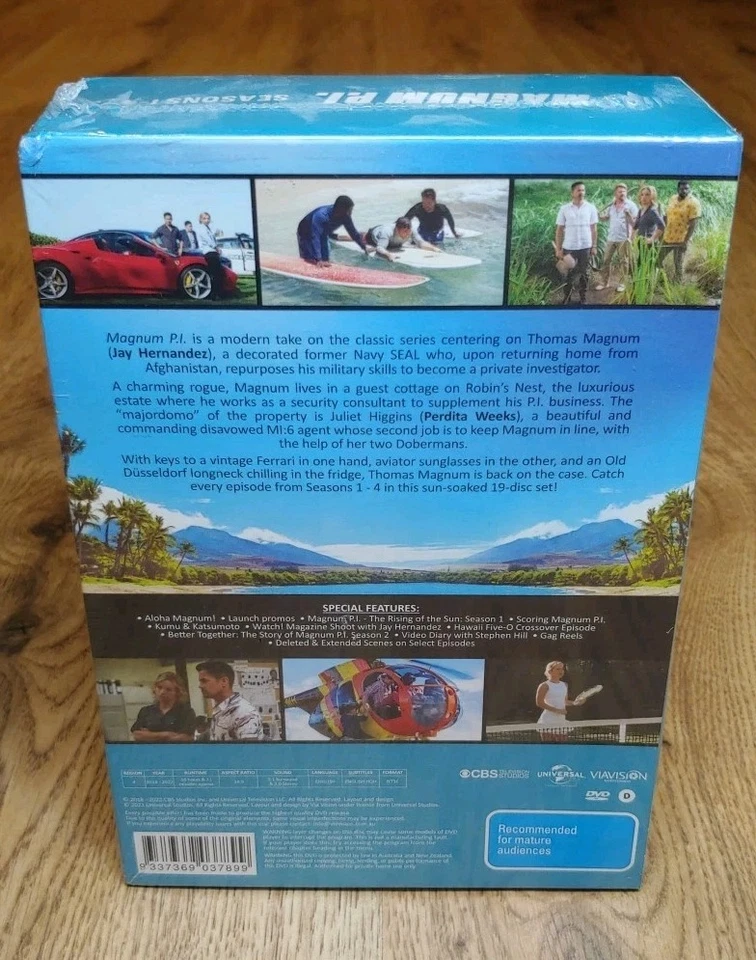 Magnum P.I. Seasons 1-4 DVD Box Set Brand New Sealed *REGION 4 AUSTRALIA IMPORT* - Image 2 of 4