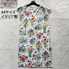 Rare Vintage Gucci Floral Print Knee-Length Dress Size 44 Italian Made