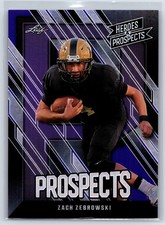 2024 Leaf Heroes & Prospects #134 Zach Zebrowski Purple #/49