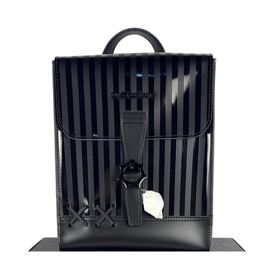 Dr. Martens Wednesday Adams Backpack Black Leather Outcasts Are In