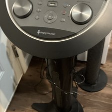 Singing Machine Karaoke System Black LCD Display HDMI Speakers