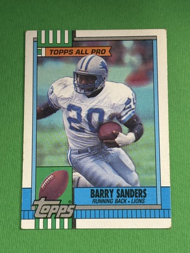 Barry Sanders #352 1990 Topps card