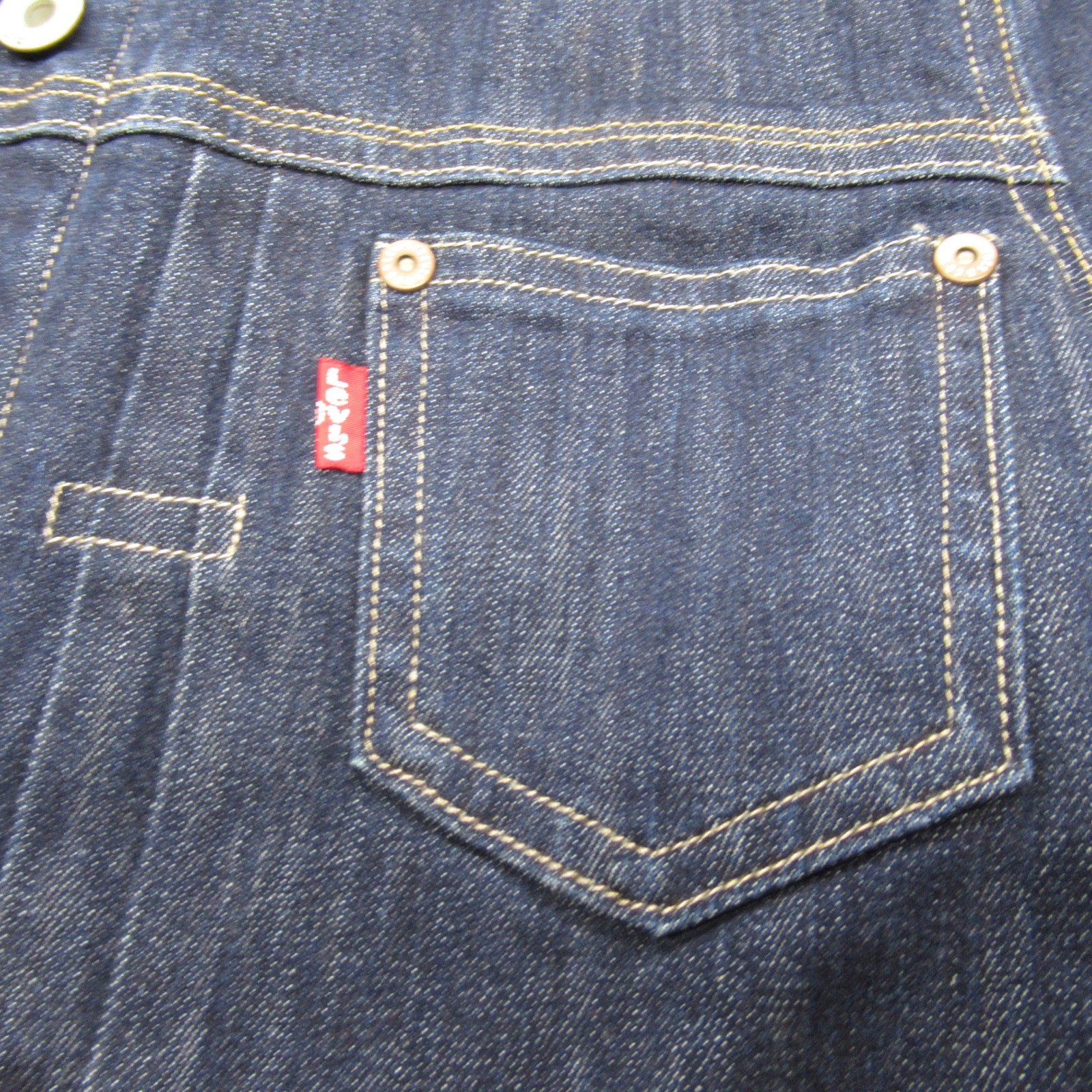 Levis Denim Jacket Womens Medium Blue Fuzzy Sherpa Lined Trucker Button Front thumbnail 7