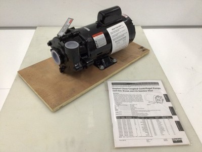 Dayton 2Zwp5 Cast Iron 1 Hp Centrifugal Pump 115/230V