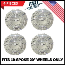 4pcs. Wheel Center Hub Cap FOR 2014-2018 Chevrolet Silverado High Country  20''