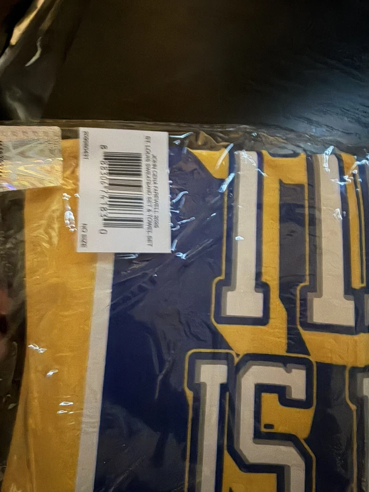 NEW WWE John Cena Farewell Tour  St. Louis Hat And Sweatband + Towel Set SEALED - Image 3 of 4