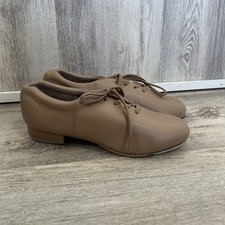 Capezio Fluid Tap Dance Shoes WOMENS 7M TeleTone Toe Leather NWOT NEW