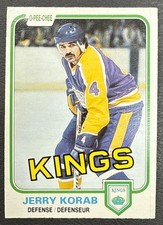 1981-82 O-Pee-Chee OPC Hockey - #145 Jerry Korab - Los Angeles Kings