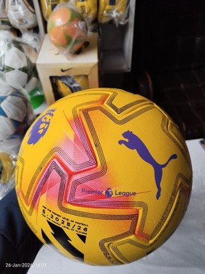 PUMA Orbita Ultimate Premier League 25/26 EPL Soccer Ball YELLOW - Size 5